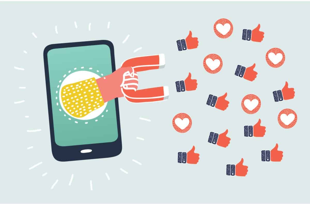 Illustration that depicts great customer experience and customer loyalty