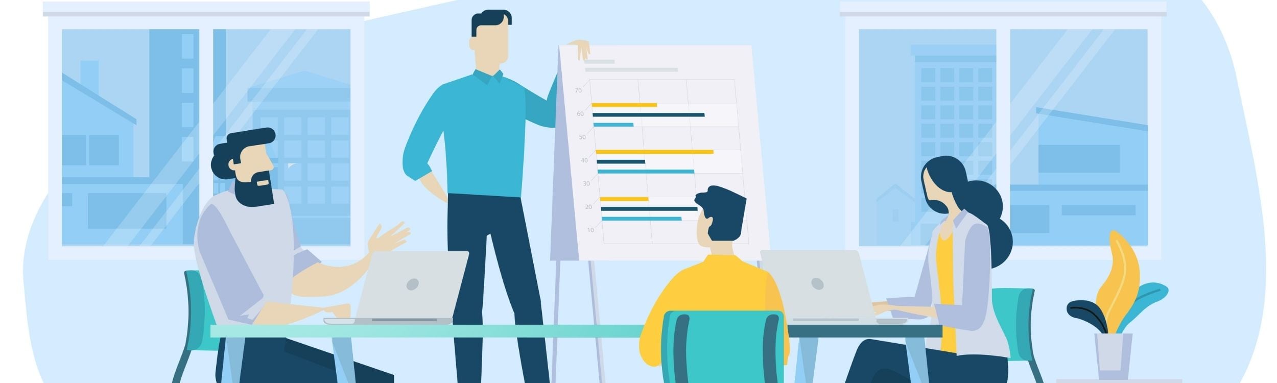 a group of people sitting together planning a strategy