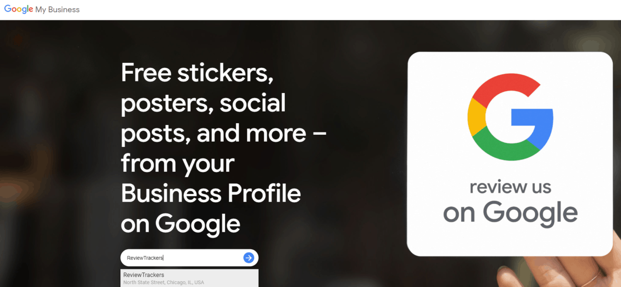 gmb marketing kit for google review stickers