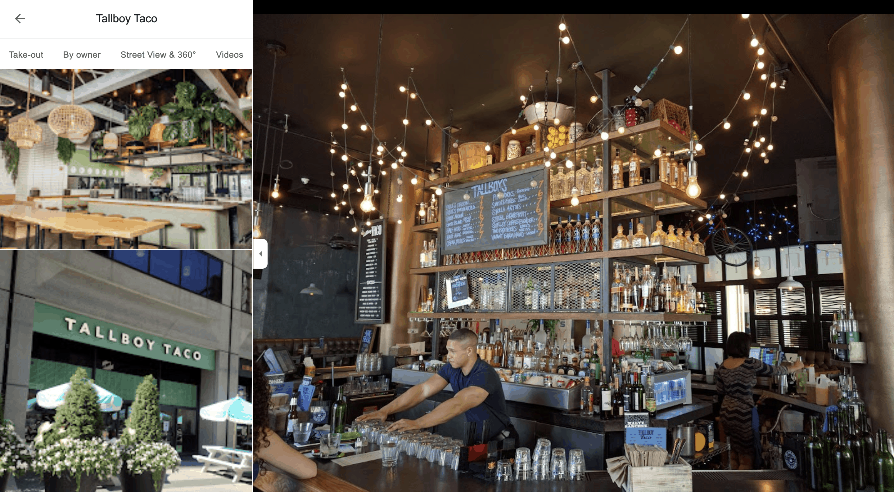 google business photos exterior and interior